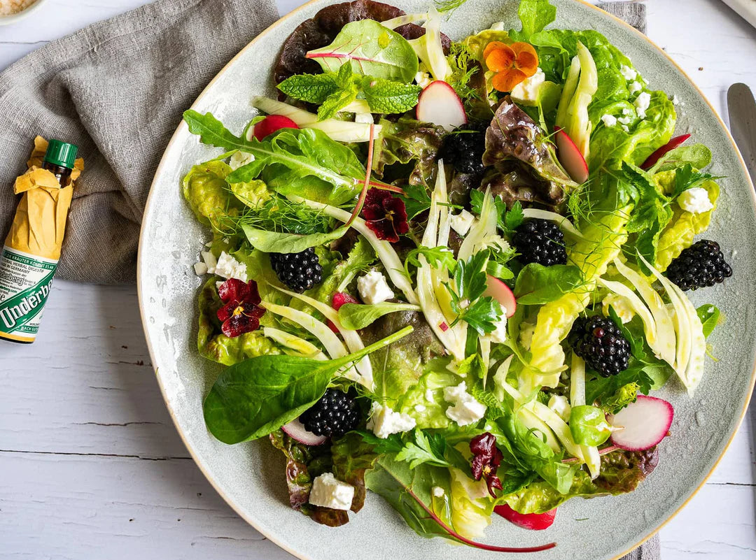 SUMMER SALAD WITH BEEF HIP STEAK