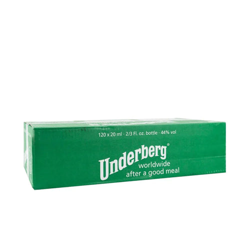 A case of 2 Underberg 60-packs