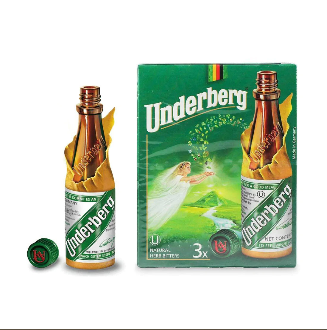 Underberg Natural Herb Bitters (3 bottles) (0.67ozea)