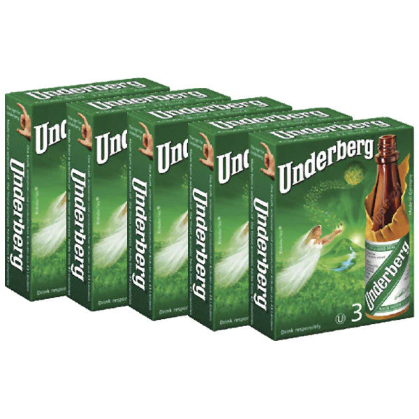 Underberg 5 Packs of 3 (15 Total)